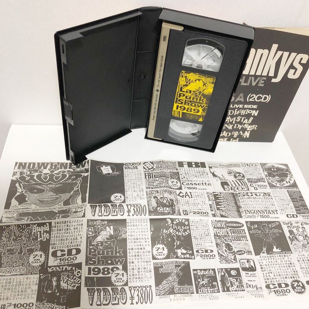 中古ビデオ★ The Swankys / Last Punk Show 1989 ★送料520円 VHS_画像4