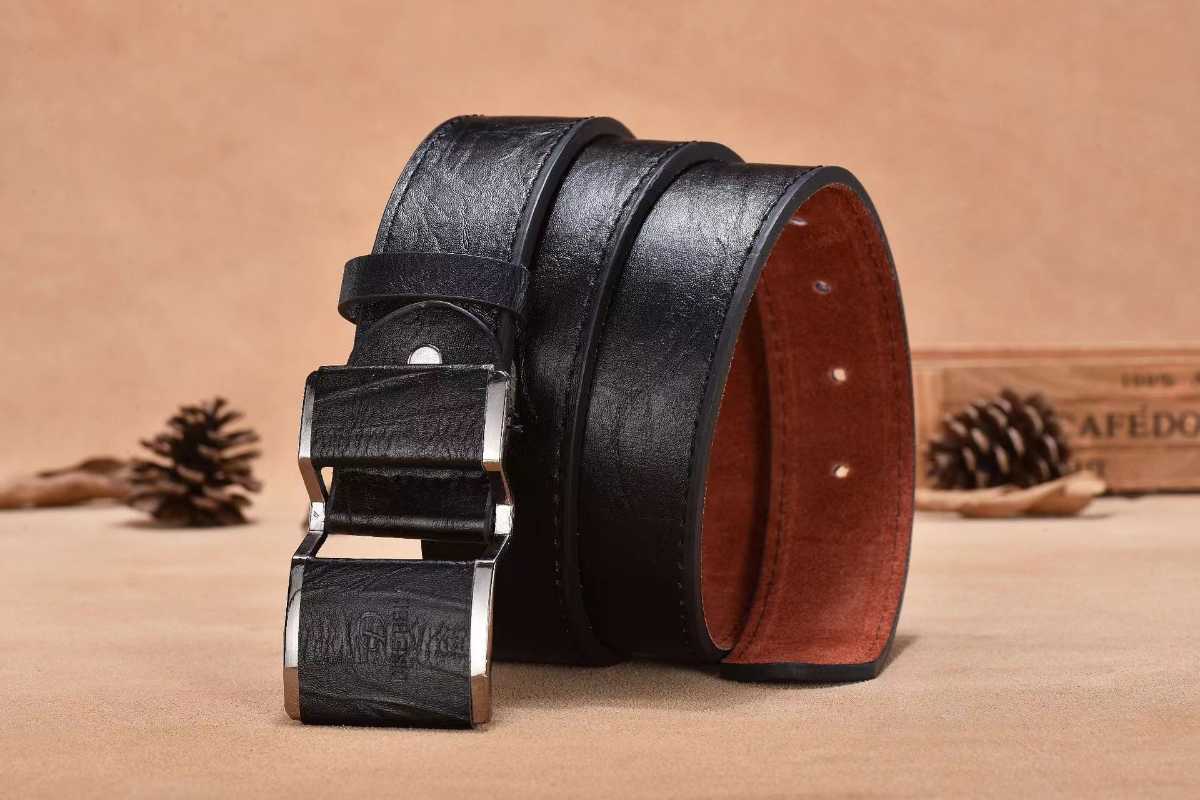 調整可能 メンズ ベルト mens belt ビジネス カジュアル 男性ベルト薄い茶色 ブラウン_画像9