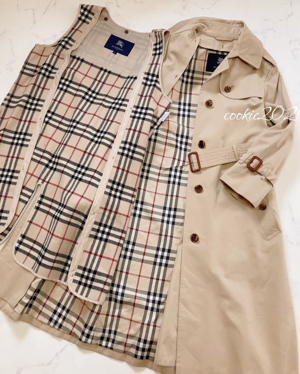 高級【美品 ライナー付きトレンチコート】BURBERRY バーバリー 高級【美品 ライナー付きトレンチコート】BURBERRY バーバリー