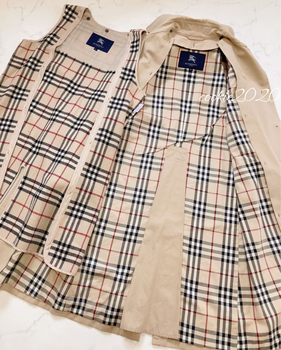 高級【美品 ライナー付きトレンチコート】BURBERRY バーバリー 高級【美品 ライナー付きトレンチコート】BURBERRY バーバリー