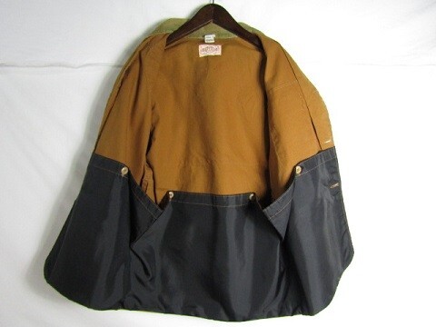 SAFTBAK サフトバック　ハンティングジャケット　キャメル　オレンジ　SMALL　vintage_画像4