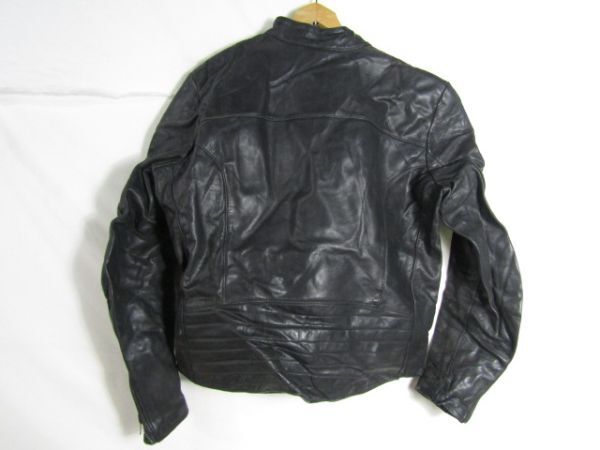 IXS イクス シングル ライダースジャケット ブラック サイズ56 L位 レザーの画像2