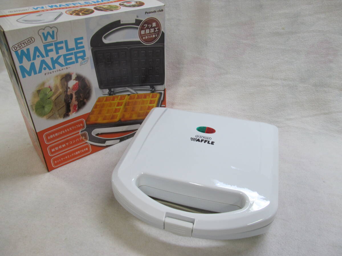 D-STYLIST W WAFFLE MAKER ダブルワッフルメーカー ピーナッツクラブ ワッフルメーカー KA-00279_画像1