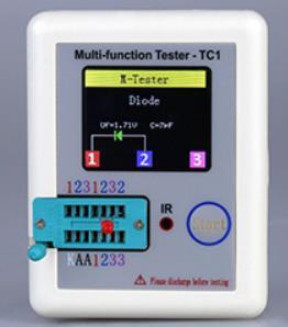 LCRマルチテスター TC1 1.8インチ カラーディスプレイ 多機能 トランジスタ ダイオード コンデンサー抵抗 測定 USB電源日本全国送料無料の画像6