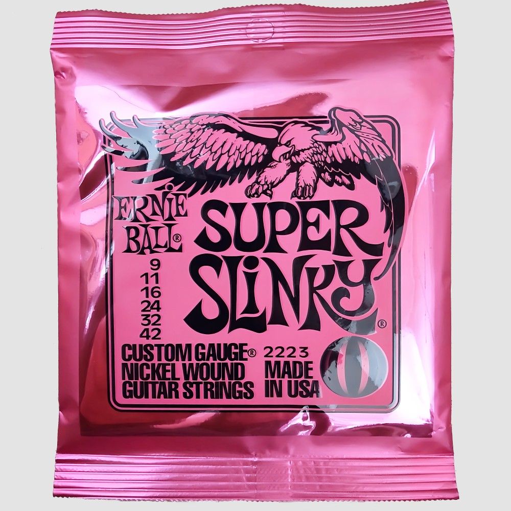 3パック アーニー・ボール(ERNIEBALL)　SuperSlinky　09-42　スーパーライトゲージ