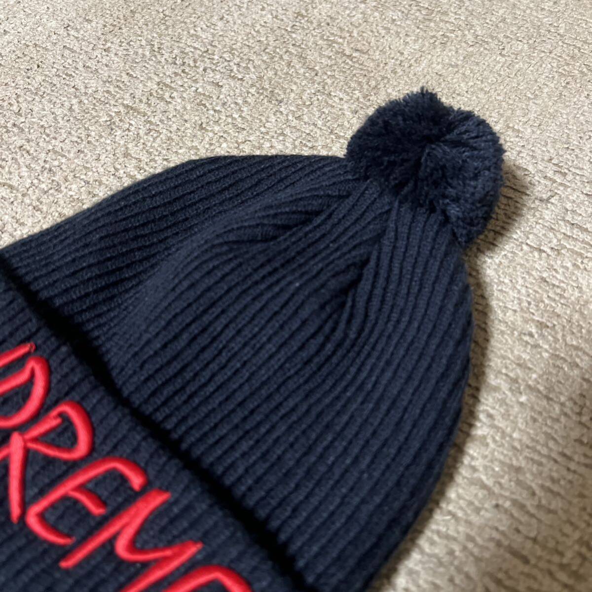 Supreme 14AW New Era FTP Beanie Black シュプリーム ビーニー small box logo_画像3