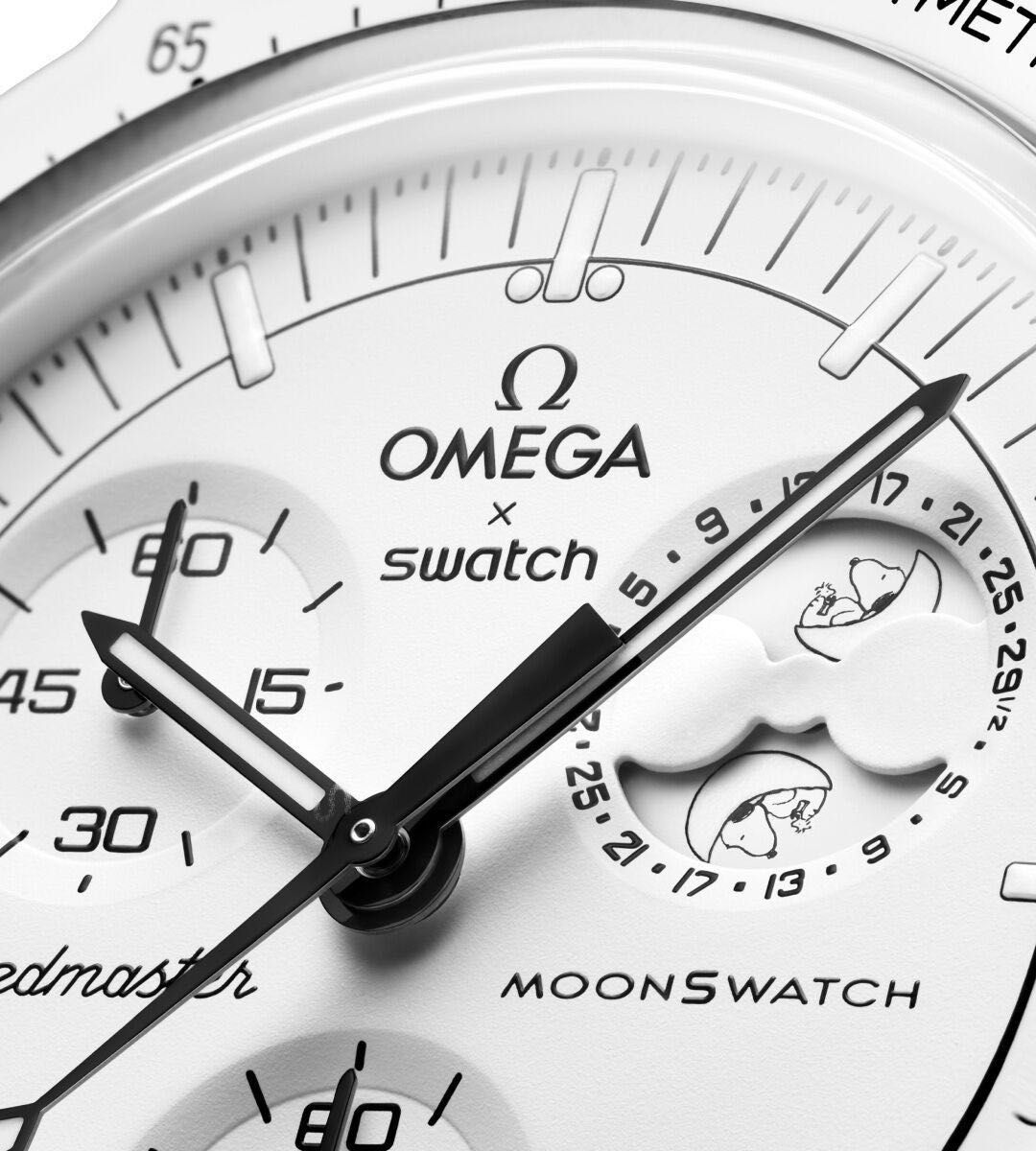 Snoopy x OMEGA x Swatch MoonSwatch White