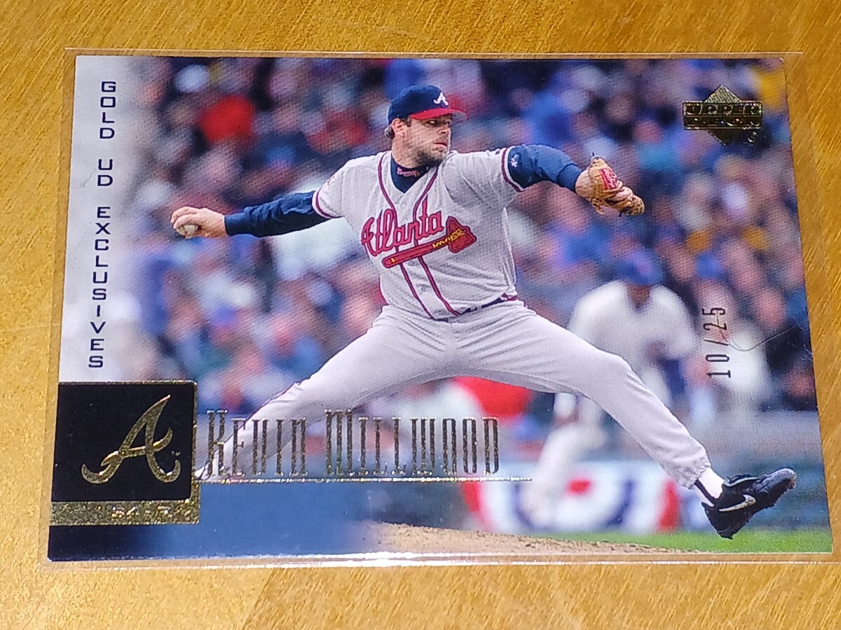 2000 Upper Deck #159 Kevin Millwood Gold UD Exclusives 25枚限定　ケビン・ミルウッド　ゴールドパラ_画像1