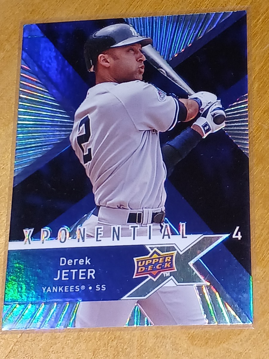 2008 UD X X4 Xponential Derek Jeter パラレルカード　デレク・ジーター　ヤンキース_画像1