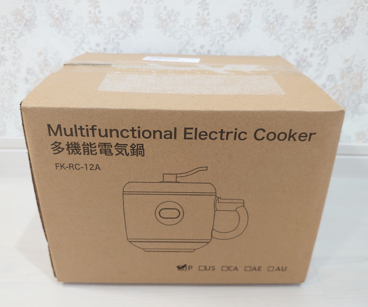 新品☆定価5,599円 一台6役 多機能炊飯器 2合炊き 1.2L クッキングケトル マルチクッカー 蓋付き（白米、玄米、煮込み、ラーメン、お粥、鍋_画像9