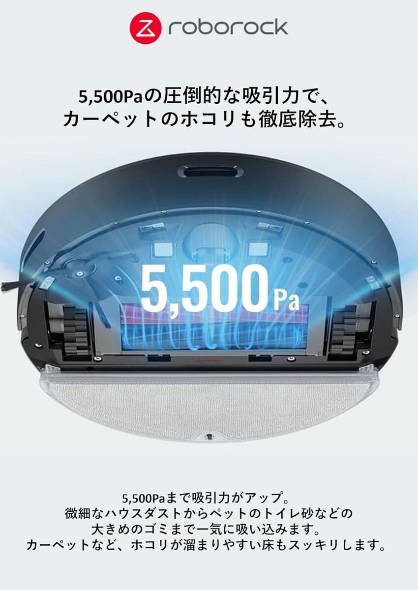  new goods * regular price 99,800 jpy roborock Q5Pro+ robot vacuum cleaner Robot lock automatic litter collection water .. dual main brush Laser sensor Area designation 