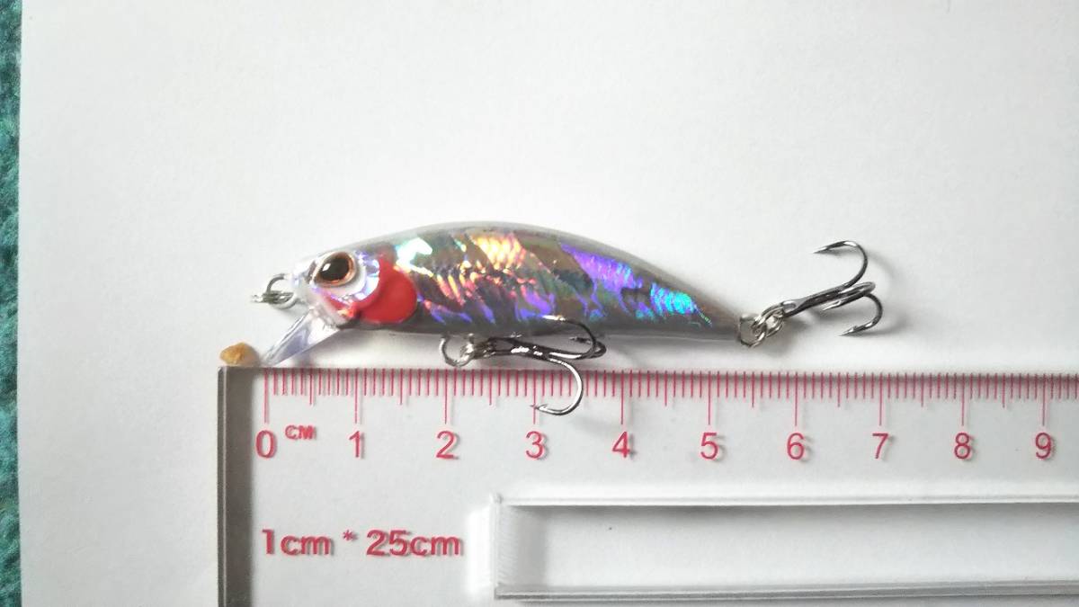 リュウキ風 渓流 5.5cm 5g 小型 ヘビーシンキングミノー 6色セット イワナ ヤマメ トラウト メッキ シーバス メバル L103の画像3