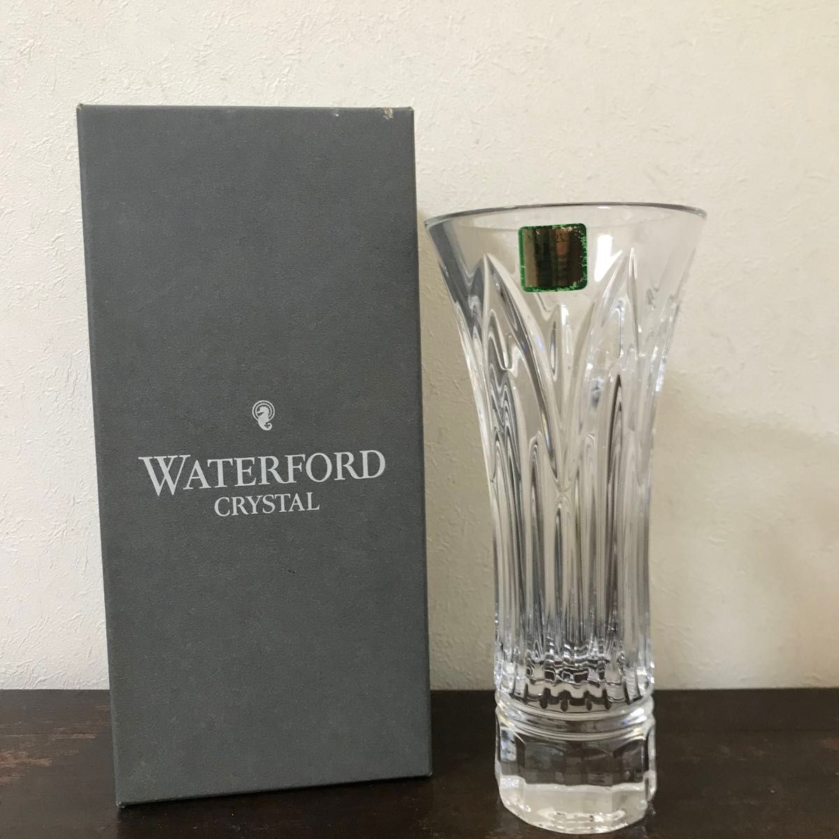 WATERFORD CRYSTAL (ウォーターフォード) ハンドカット 花瓶  フラワーベース クリスタルガラス 花器