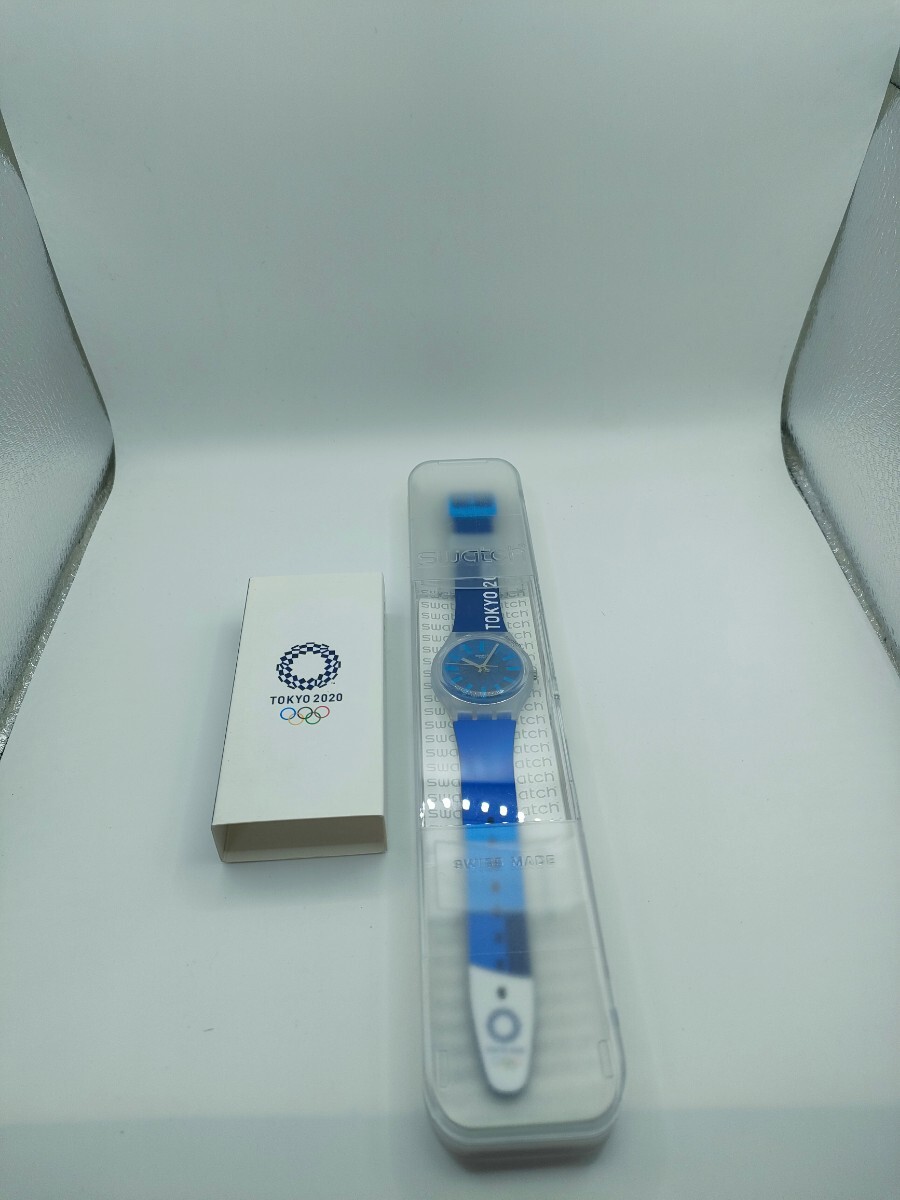 スウォッチ 腕時計 swatch クォーツ 東京2020オリンピック 非売品 電池交換済み 保護フィルムの画像1