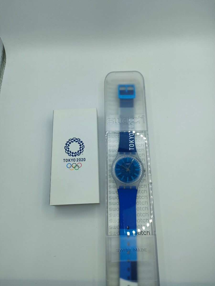 スウォッチ 腕時計 swatch クォーツ 東京2020オリンピック 非売品 電池交換済み 保護フィルムの画像4