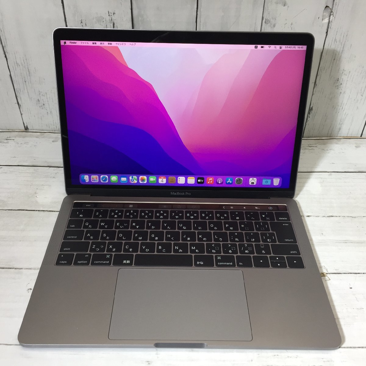 Apple MacBook Pro 13-inch 2016 Four Thunderbolt 3 ports Core i5 2.90GHz/16GB/512GB(NVMe) 〔B0332〕_画像2