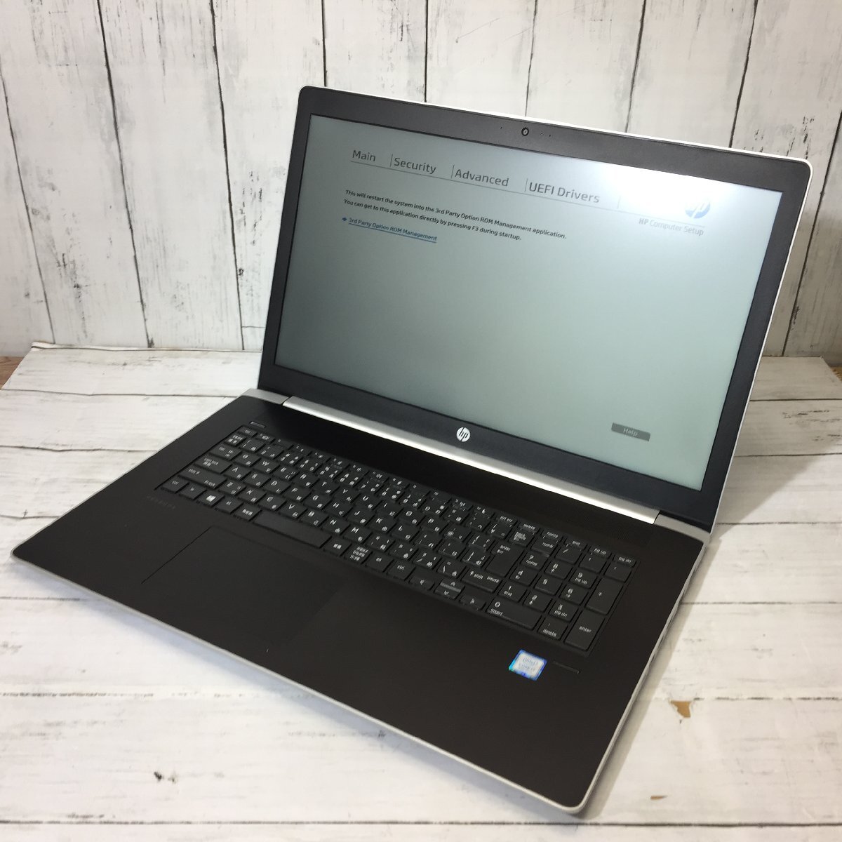 Hewlett-Packard HP ProBook 470 G5 Core i7 8550U 1.80GHz/8GB/1TB 〔B0228〕_画像1