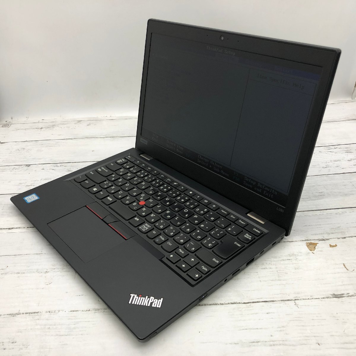 Lenovo ThinkPad L380 20M6-S0MY00 Core i5 8250U 1.60GHz/16GB/256GB(SSD) 〔C0125〕_画像1