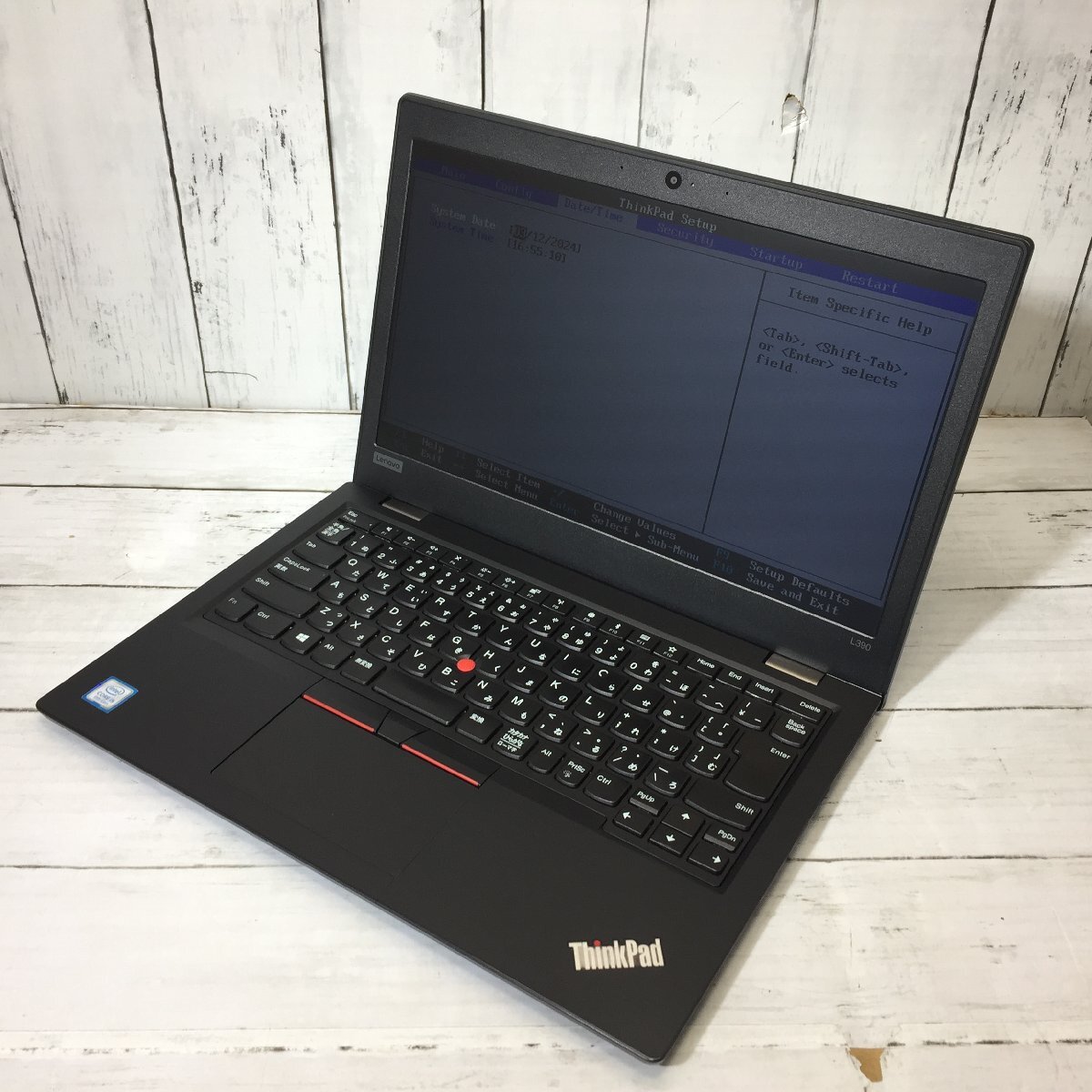 Lenovo ThinkPad L390 20NS-S2H500 Core i5 8265U 1.60GHz/16GB/256GB(SSD) 〔B0218〕_画像1