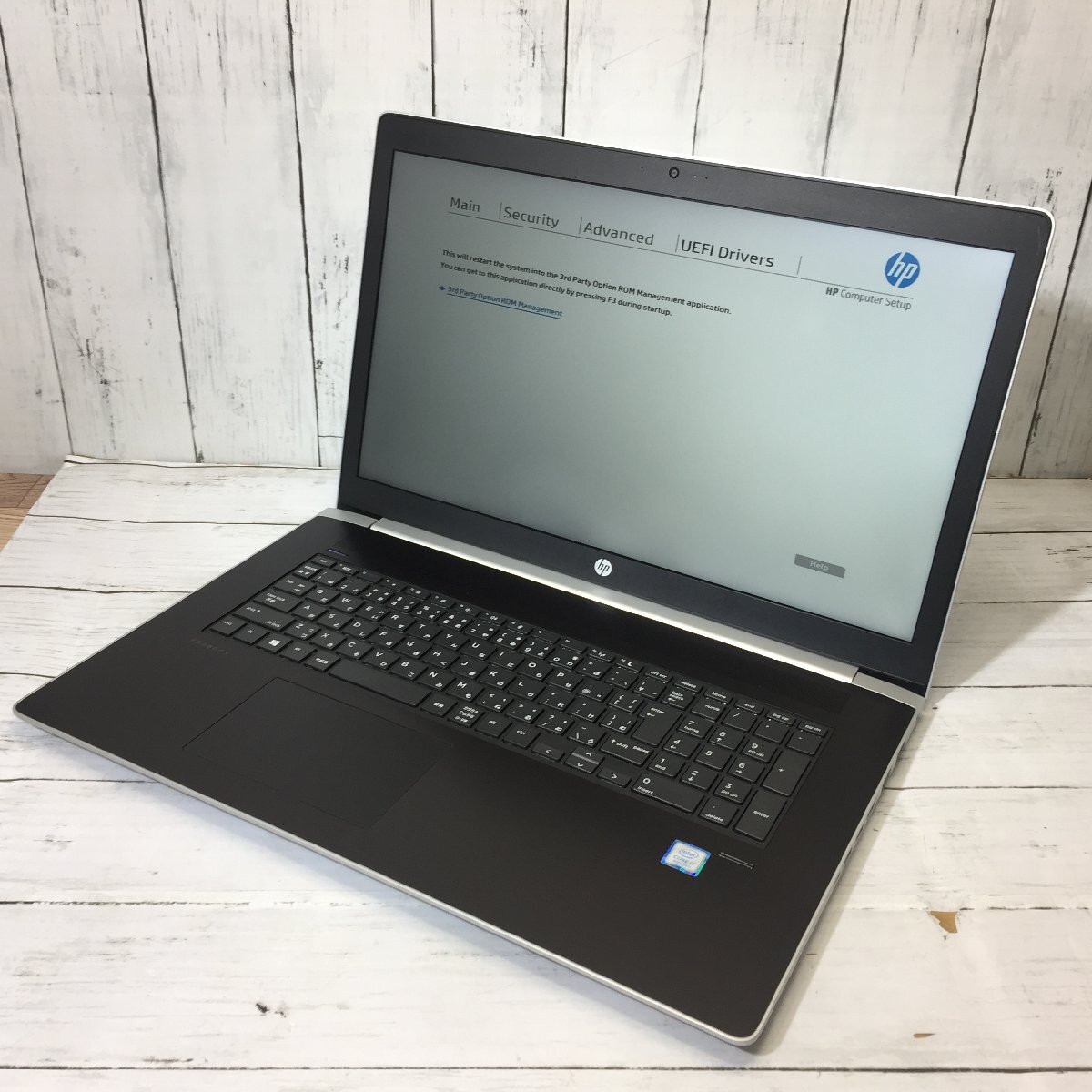 Hewlett-Packard HP ProBook 470 G5 Core i7 8550U 1.80GHz/8GB/なし 〔B0314〕_画像1