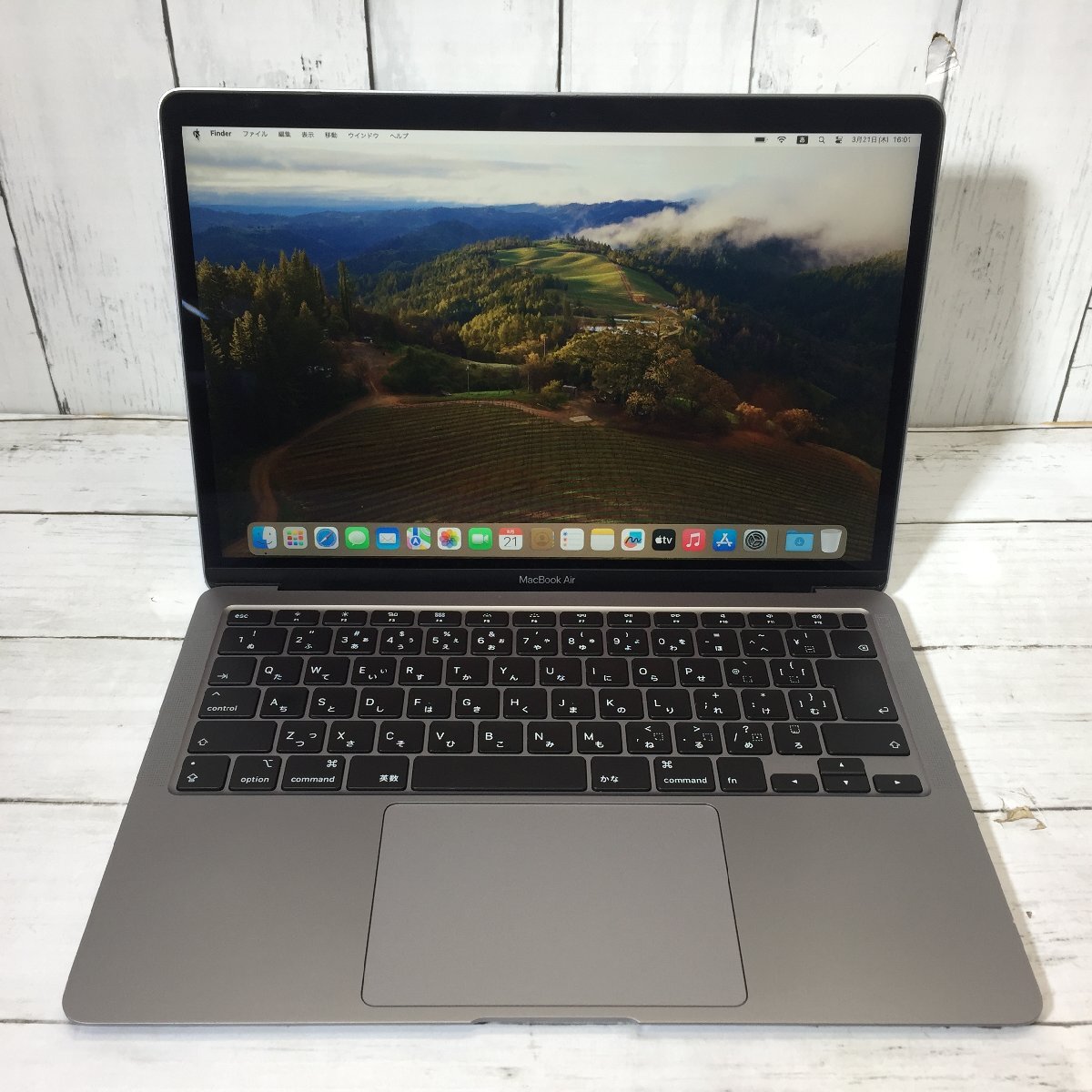 Apple MacBook Air Retina 13-inch 2020 Core i3 1.10GHz/8GB/256GB(NVMe) 〔B0407〕_画像2