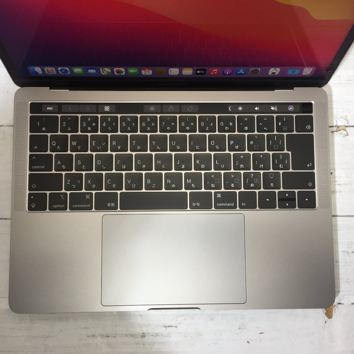 Apple MacBook Pro 13-inch 2018 Four Thunderbolt 3 ports Core i5 2.30GHz/8GB/512GB(NVMe) 〔B0115〕_画像3
