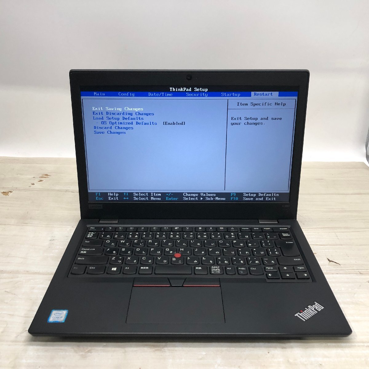 Lenovo ThinkPad L380 20M6-S0MY00 Core i5 8250U 1.60GHz/16GB/256GB(SSD) 〔A0112〕_画像2