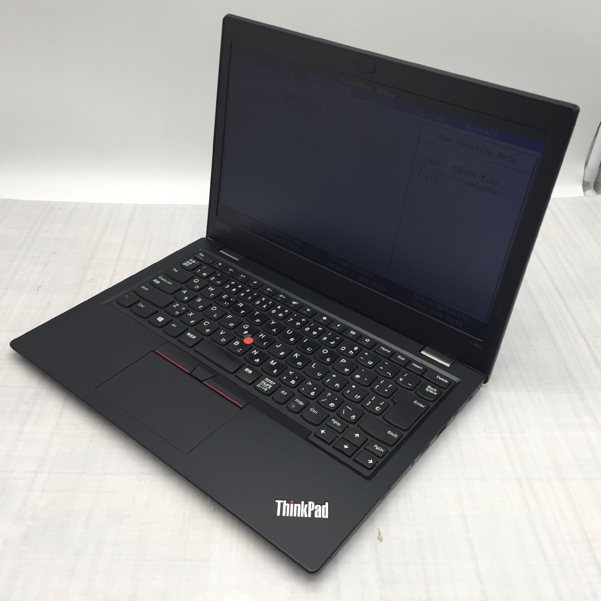 Lenovo ThinkPad L380 20M6-S0MY00 Core i5 8250U 1.60GHz/16GB/256GB(SSD) 〔B0606〕_画像1