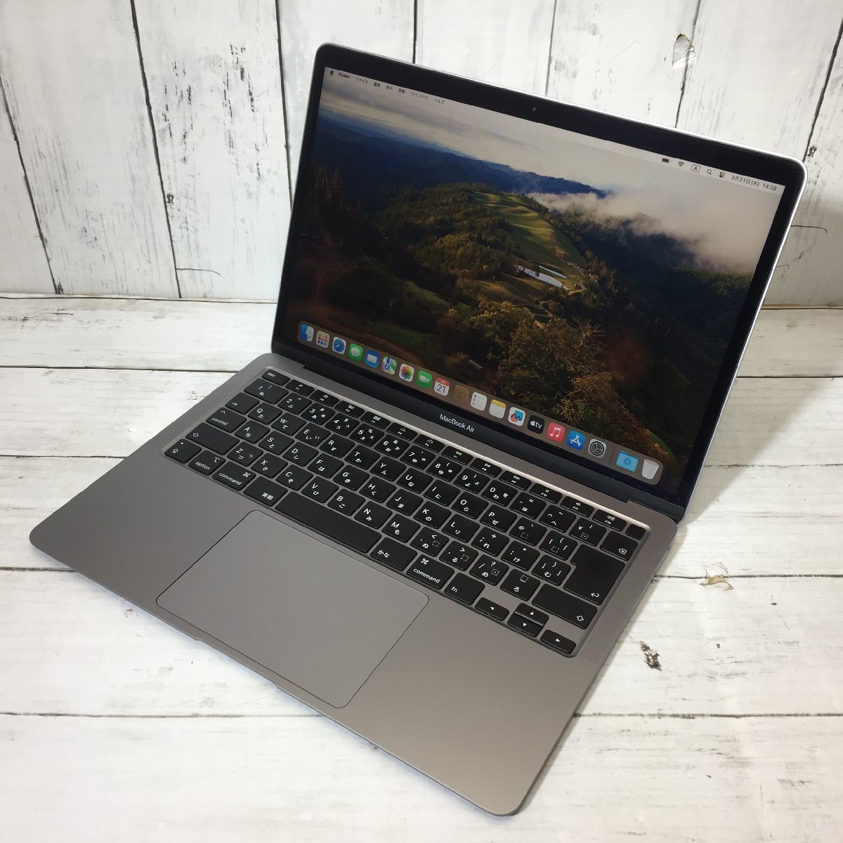 Apple MacBook Air Retina 13-inch 2020 Core i3 1.10GHz/8GB/256GB(NVMe) 〔B0401〕_画像1