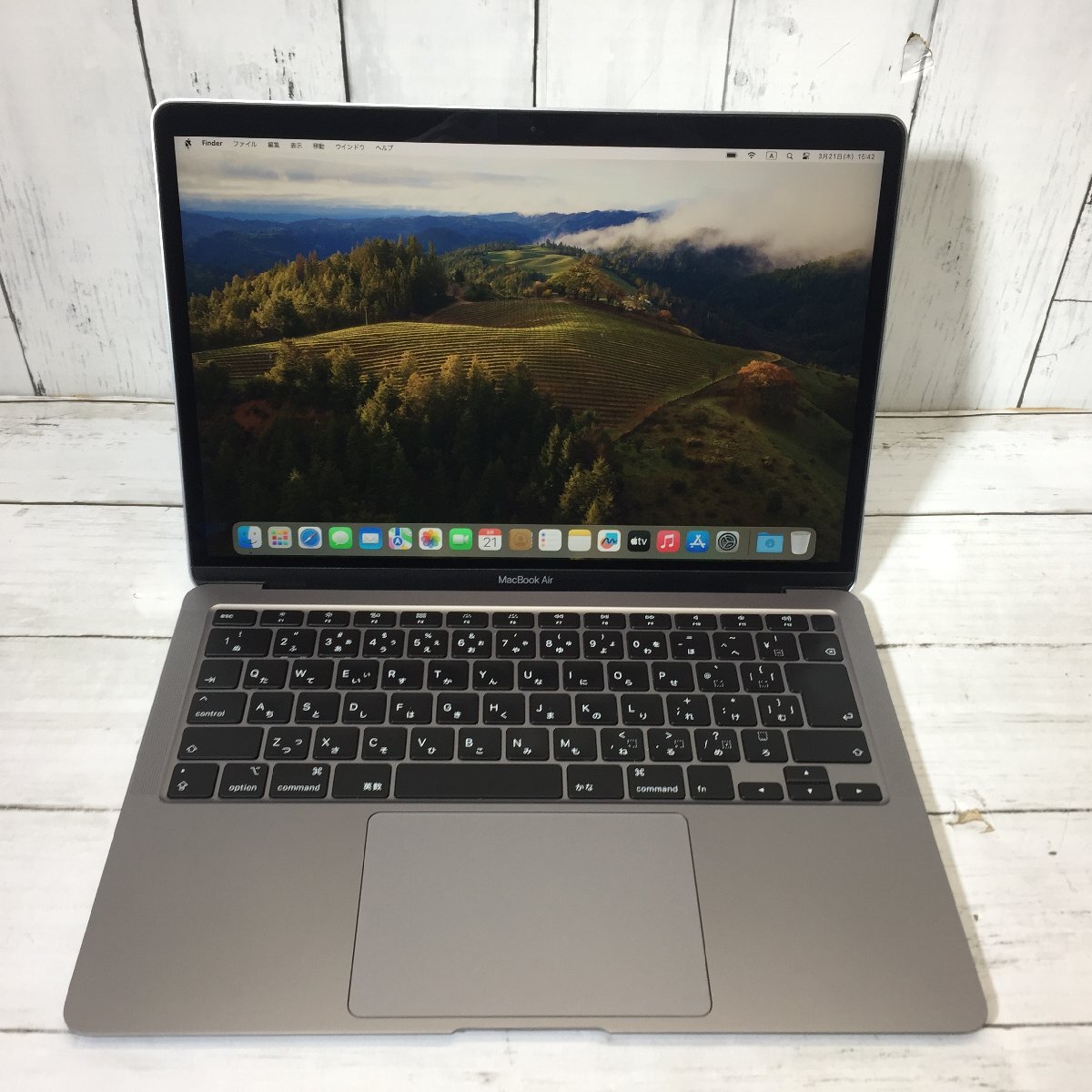 Apple MacBook Air Retina 13-inch 2020 Core i3 1.10GHz/8GB/256GB(NVMe) 〔B0405〕_画像2