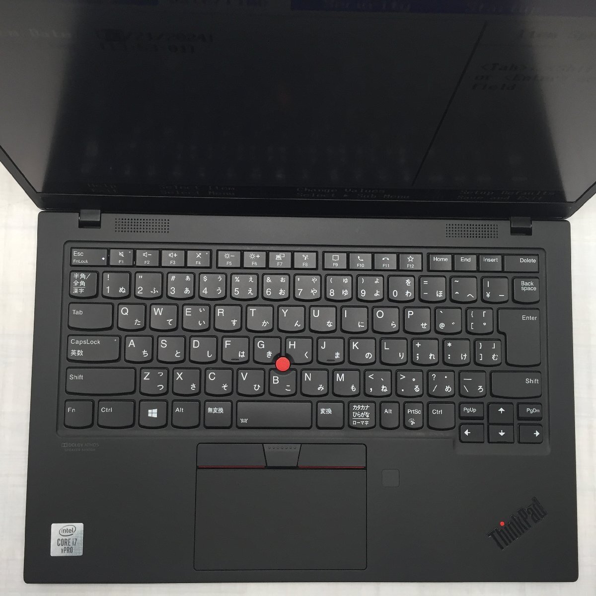 Lenovo ThinkPad X1 Carbon 20UA-S7EB0U Core i7 10610U 1.80GHz/16GB/なし 〔C0309〕_画像3
