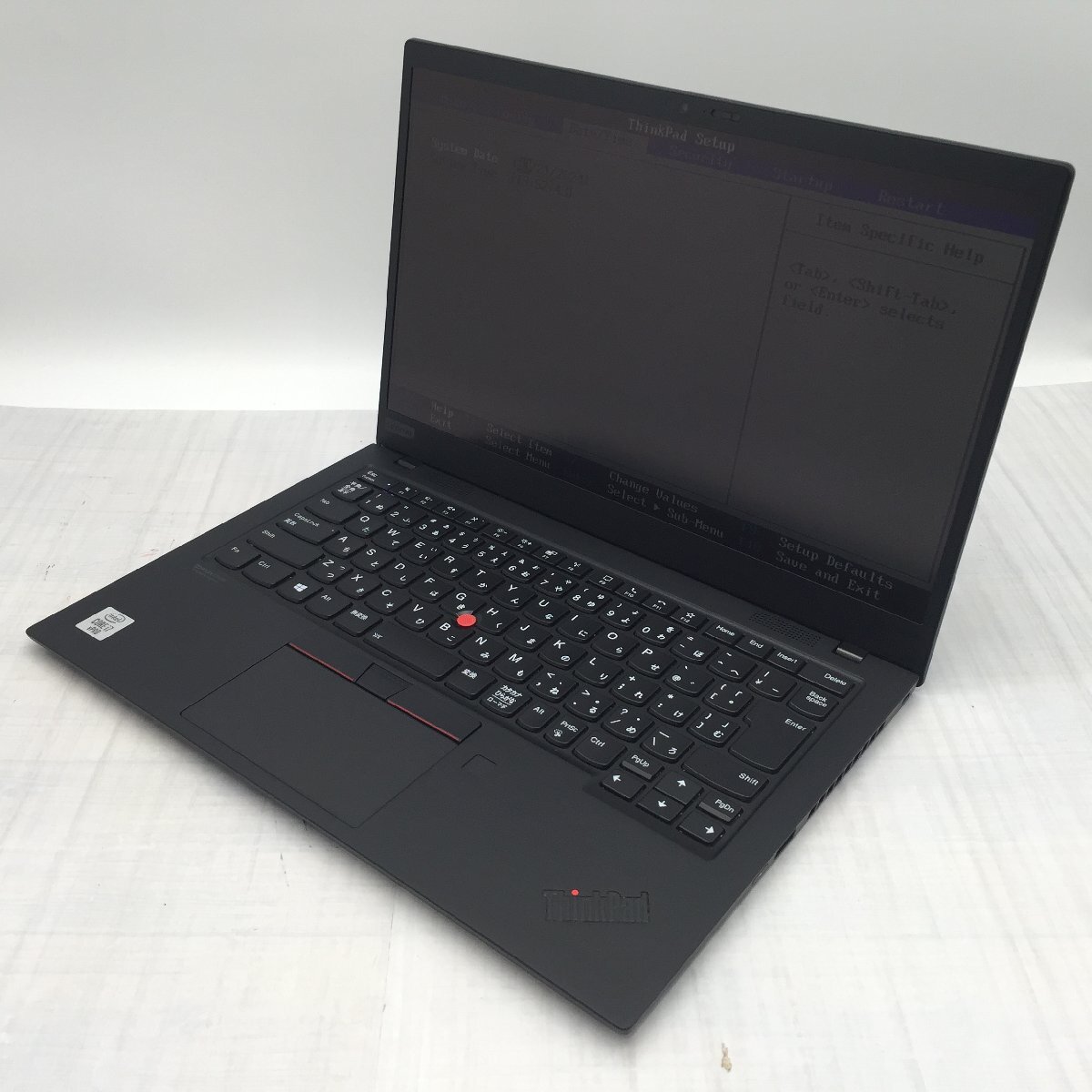 Lenovo ThinkPad X1 Carbon 20UA-S7EB0U Core i7 10610U 1.80GHz/16GB/なし 〔C0309〕_画像1