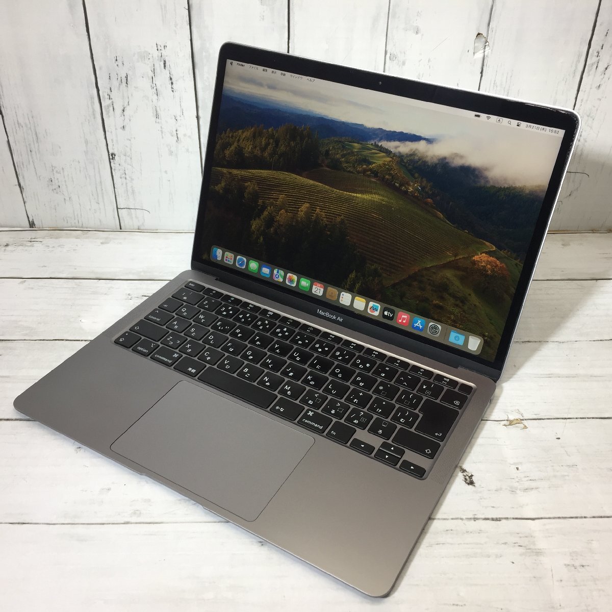 Apple MacBook Air Retina 13-inch 2020 Core i3 1.10GHz/8GB/256GB(NVMe) 〔B0406〕_画像1