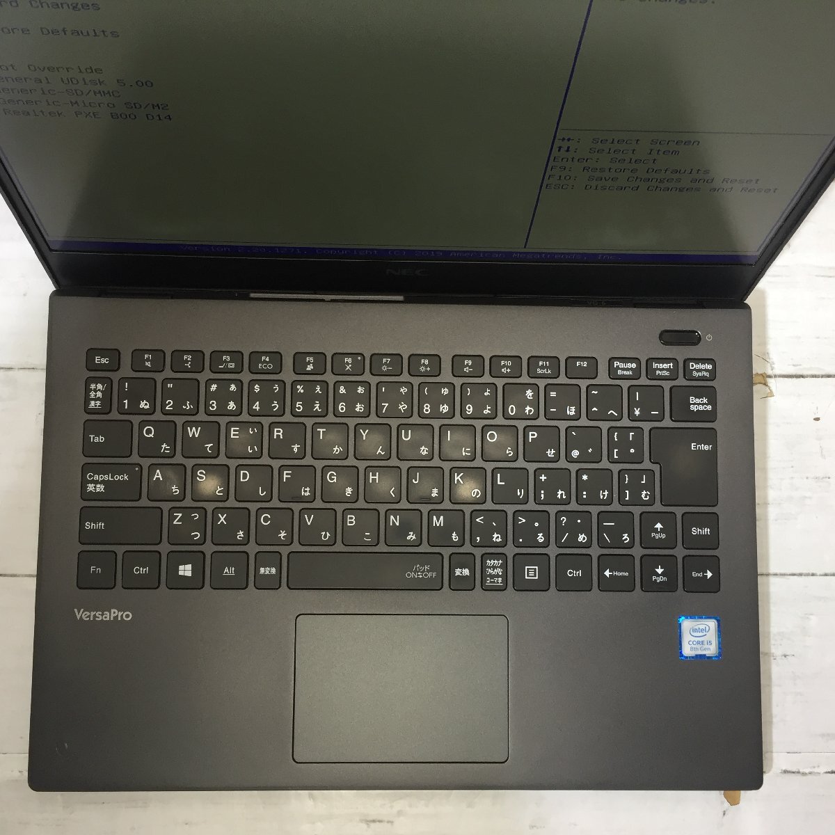 NEC VersaPro PC-VKT16GZG6 Core i5 8265U 1.60GHz/8GB/256GB NEC VersaPro PC-VKT16GZG6 Core i5 8265U 1.60GHz/8GB/256GB