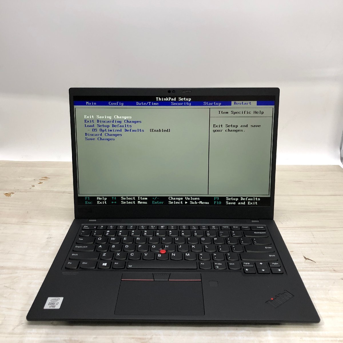 Lenovo ThinkPad X1 Carbon 20UA-S7EB1V Core i7 10610U 1.80GHz/16GB/なし 〔A0408〕_画像2