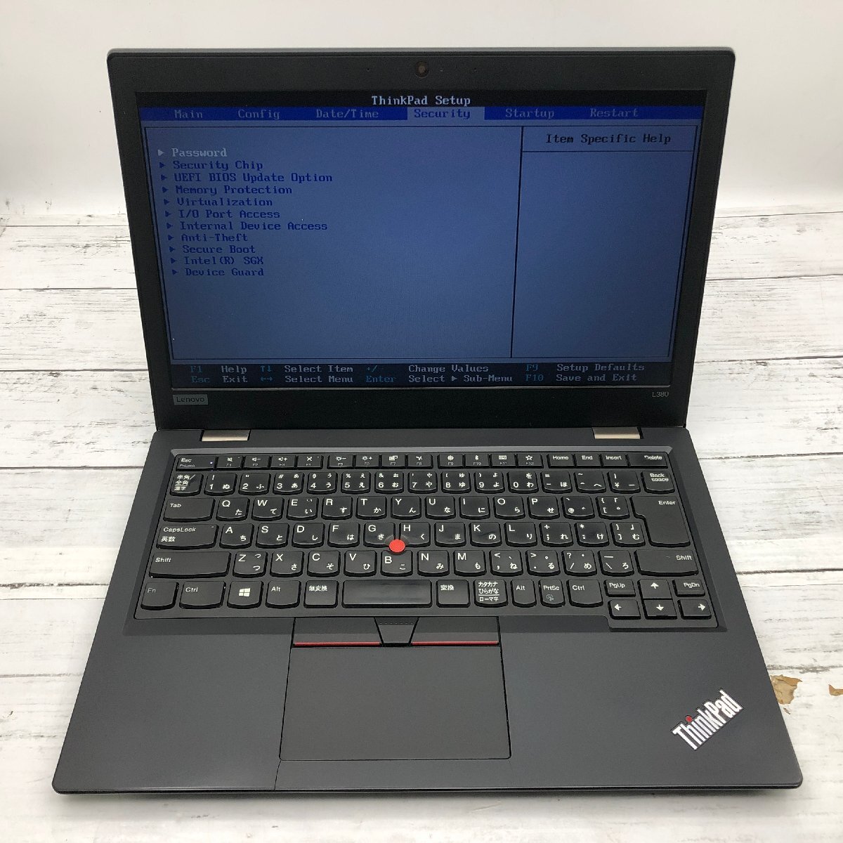 Lenovo ThinkPad L380 20M6-S0MY00 Core i5 8250U 1.60GHz/16GB/256GB(SSD) 〔C0216〕_画像2