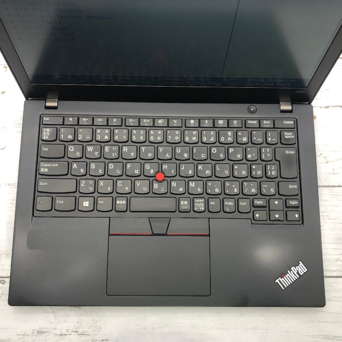 Lenovo ThinkPad X280 20KE-S4K000 Core i5 8250U 1.60GHz/8GB/なし 〔B0810〕_画像3