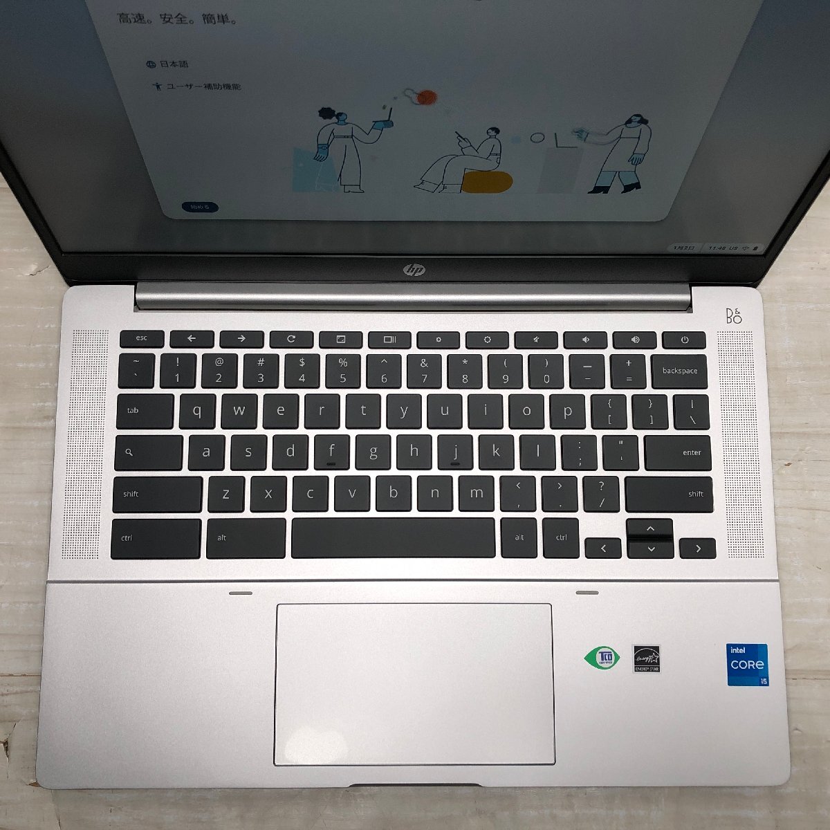 Hewlett-Packard HP Pro c640 G2 Chromebook Core i5 1145G7 2.60GHz/8GB/63GB(eMMC) 〔A0113〕_画像3