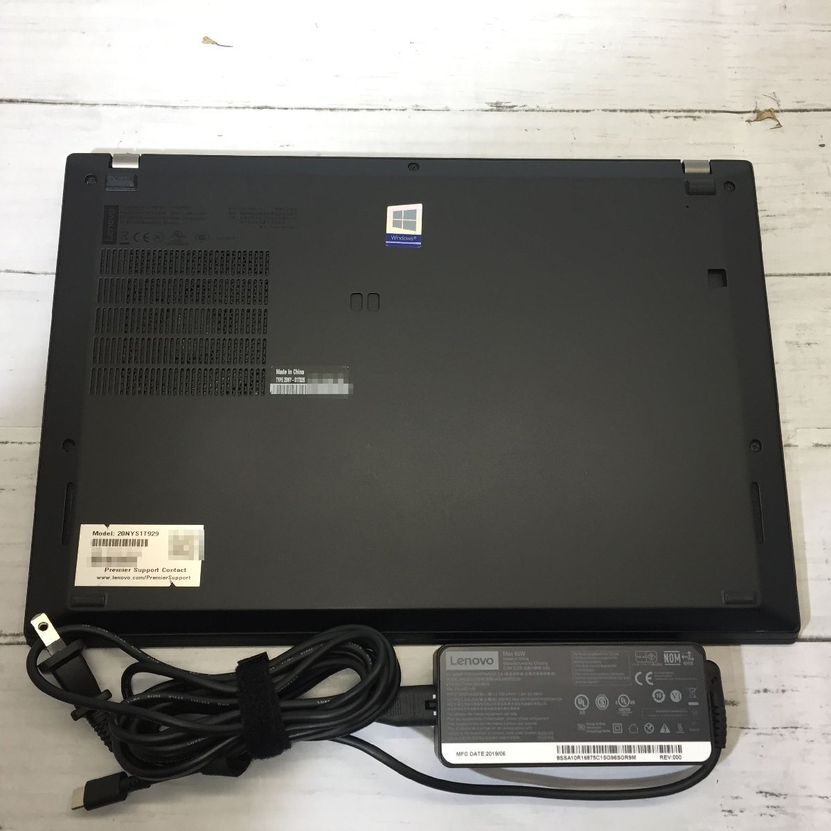 Lenovo ThinkPad T490s 20NY-S1T929 Core i7 8665U 1.90GHz/16GB/なし 〔B0333〕_画像10