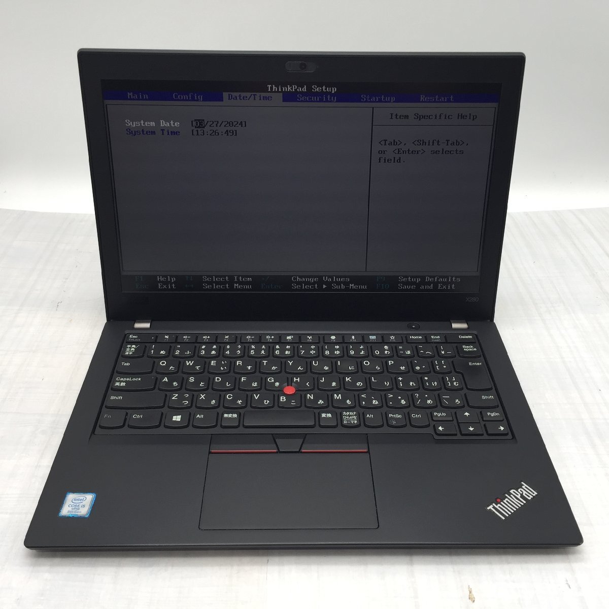 Lenovo ThinkPad X280 20KE-S4BT0H Core i5 8350U 1.70GHz/8GB/256GB(NVMe) 〔B0503〕_画像2