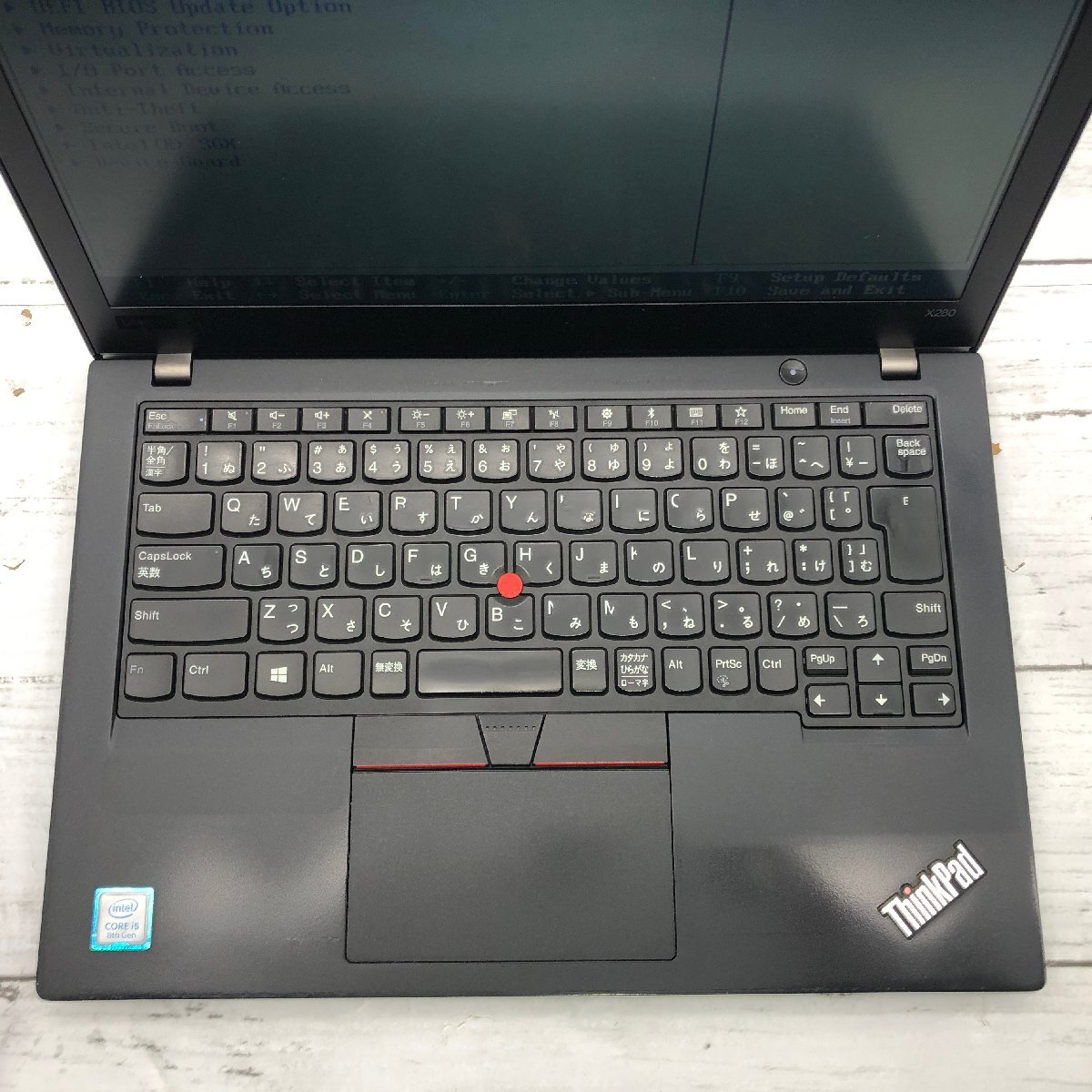 Lenovo ThinkPad X280 20KE-S4K000 Core i5 8250U 1.60GHz/8GB/なし 〔B0818〕_画像3