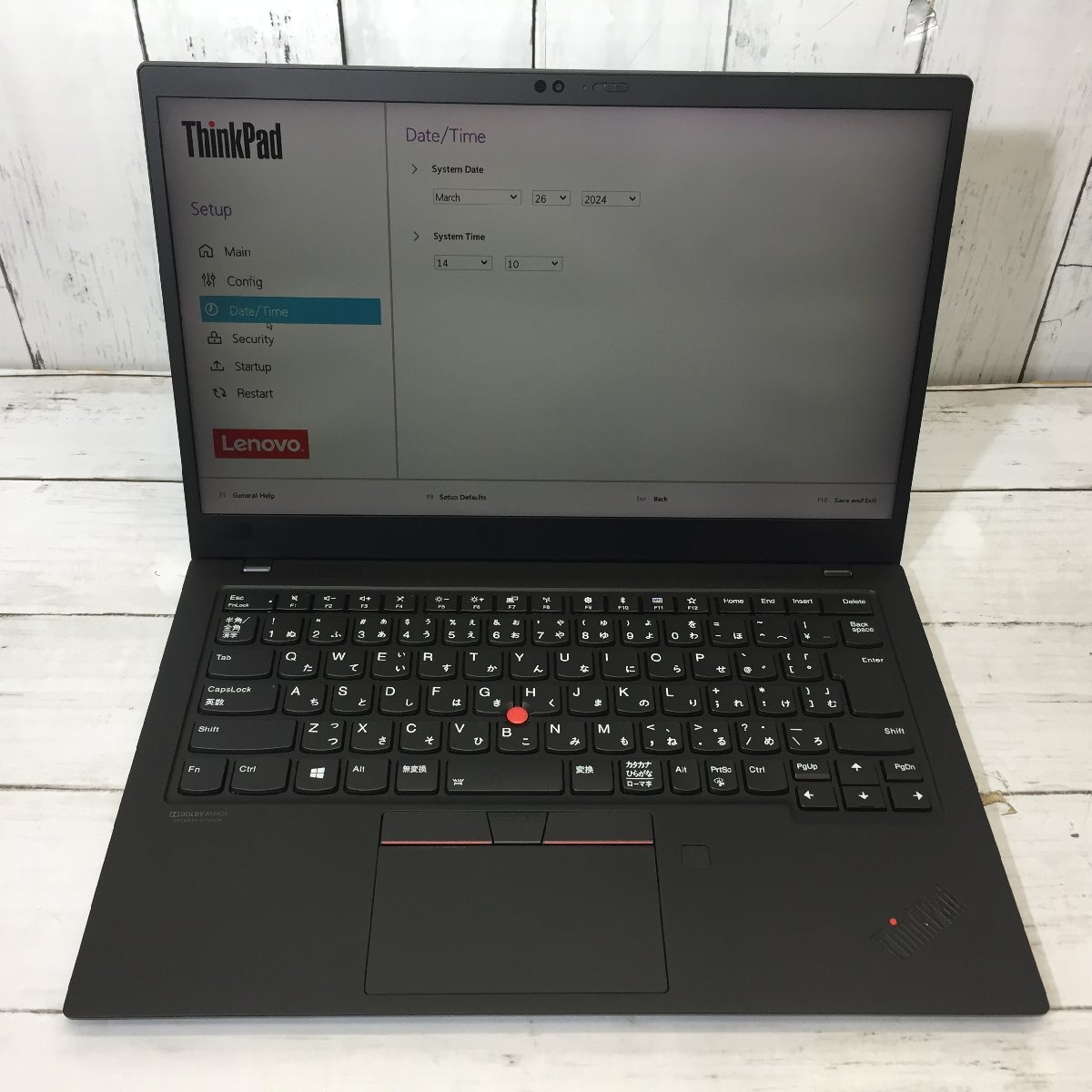 Lenovo ThinkPad X1 Carbon 20QE-S3260H Core i7 8665U 1.90GHz/16GB/512GB(NVMe) 〔B0222〕_画像2