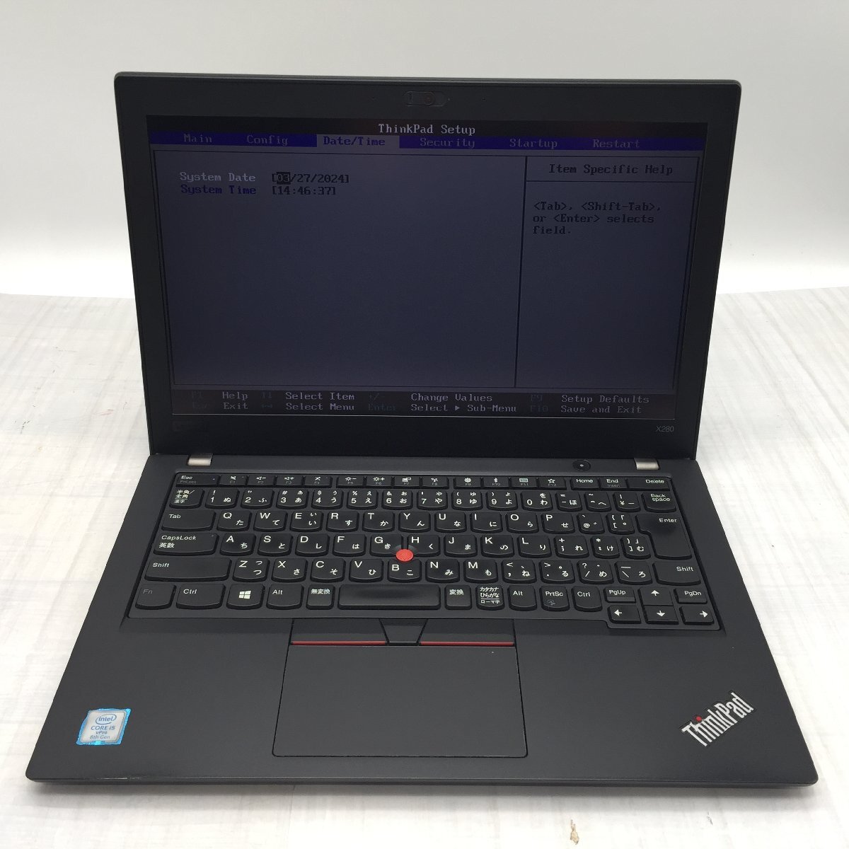 Lenovo ThinkPad X280 20KE-S4BT0H Core i5 8350U 1.70GHz/8GB/256GB(NVMe) 〔B0520〕_画像2