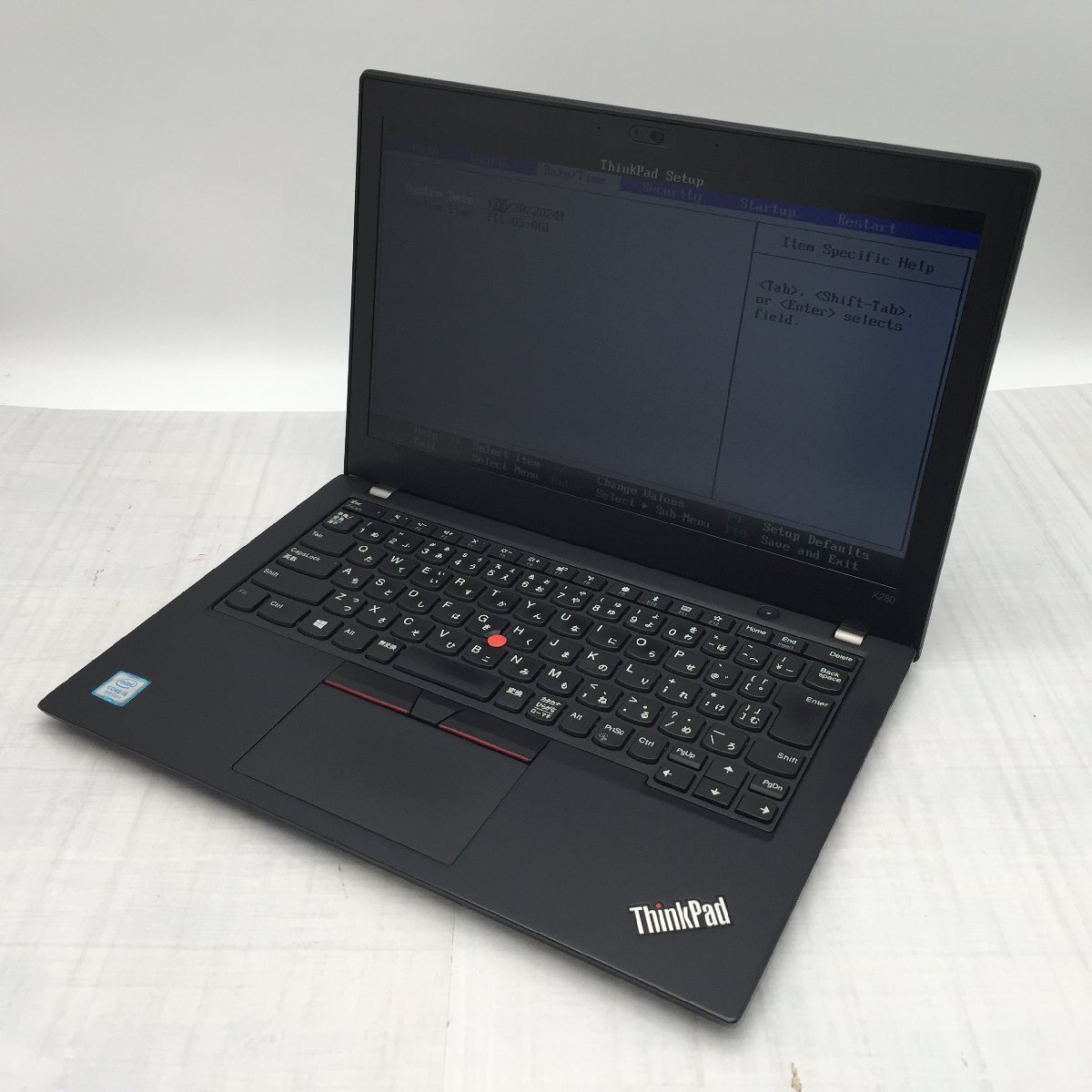 Lenovo ThinkPad X280 20KE-S4K000 Core i5 8250U 1.60GHz/8GB/なし 〔B0631〕_画像1