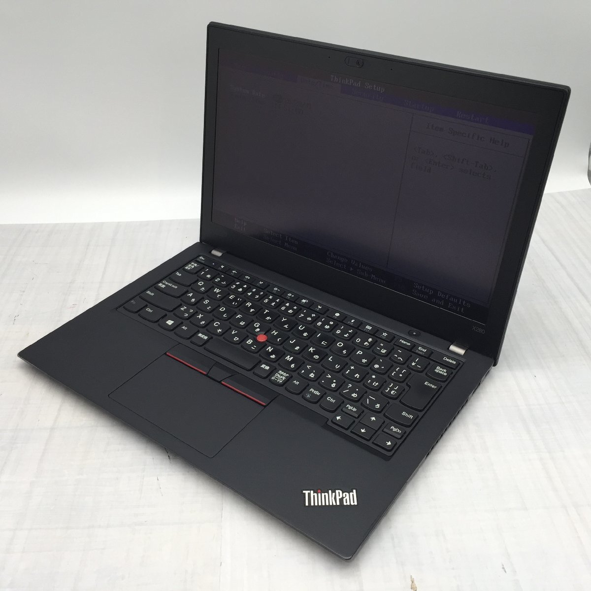 Lenovo ThinkPad X280 20KE-S4BT0H Core i5 8350U 1.70GHz/8GB/256GB(NVMe) 〔B0719〕の画像1