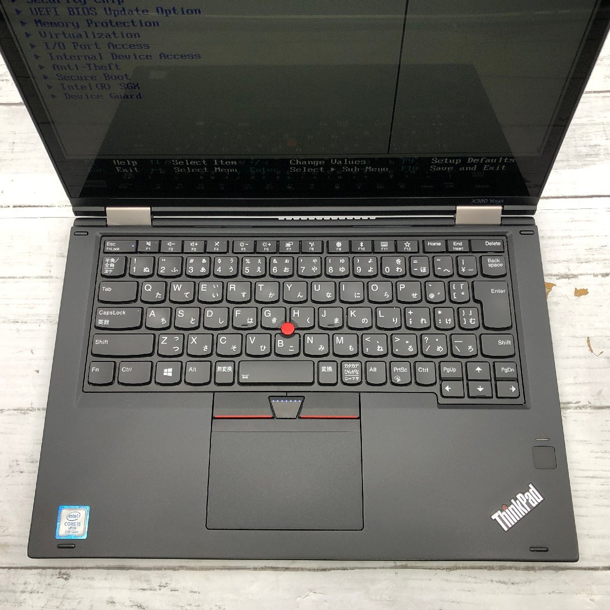 Lenovo Thinkad X380 Yoga 20LJ-S2EV36 Core i5 8350U 1.70GHz/16GB/なし 〔C0219〕_画像3