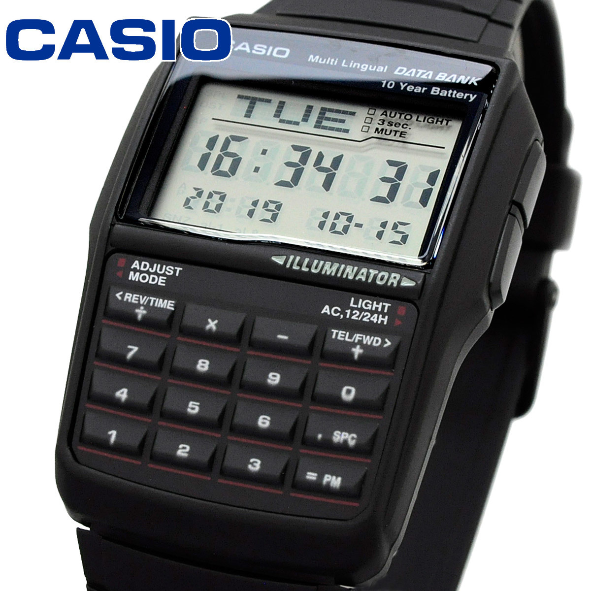 CASIO カシオ 腕時計 メンズ レディース チープカシオ チプカシ 海外モデル データバンク デジタル DBC-32-1A_画像1