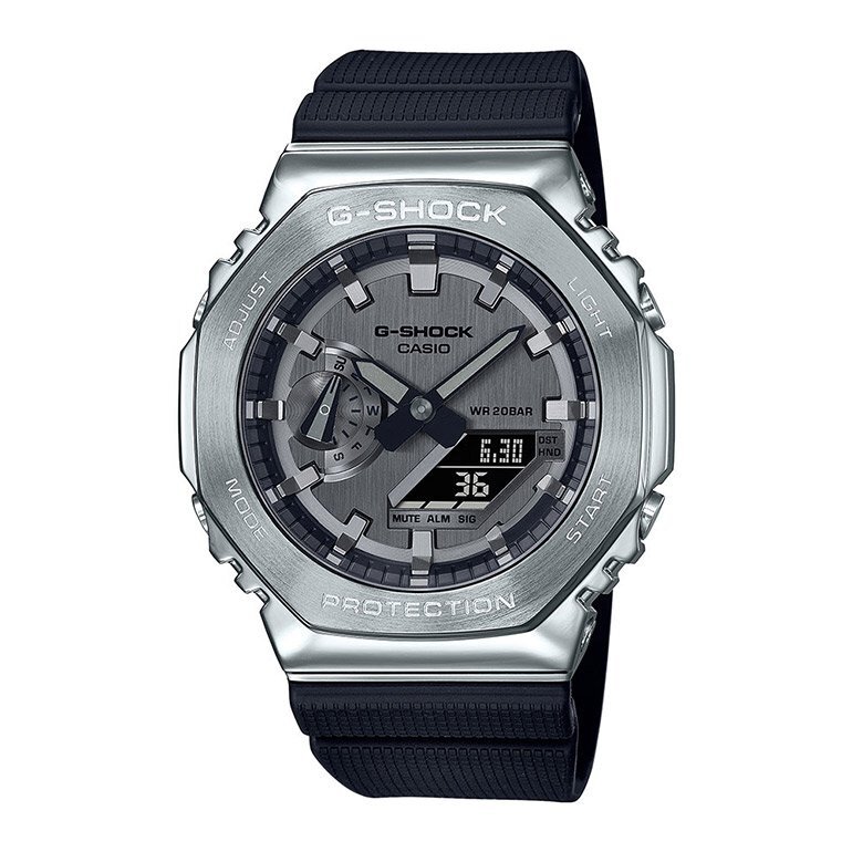 G-SHOCK 腕時計 ジーショック 時計 ウォッチ CASIO カシオ アナデジ メタルカバー 八角形 オクタゴン GM-2100-1AJF [国内正規品]_画像1