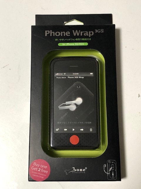 PhoneWrap iPhone3G ケース イヤホン巻き取り機能付き 未使用_画像4