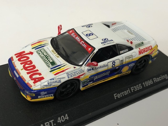 1/43 DIE-CAST Detail Cars ART.404 Ferrari F 355 RACING 1995 ディテールカーズ フェラーリ F 355 チャレンジ ダイキャスト ノルディカ_画像1